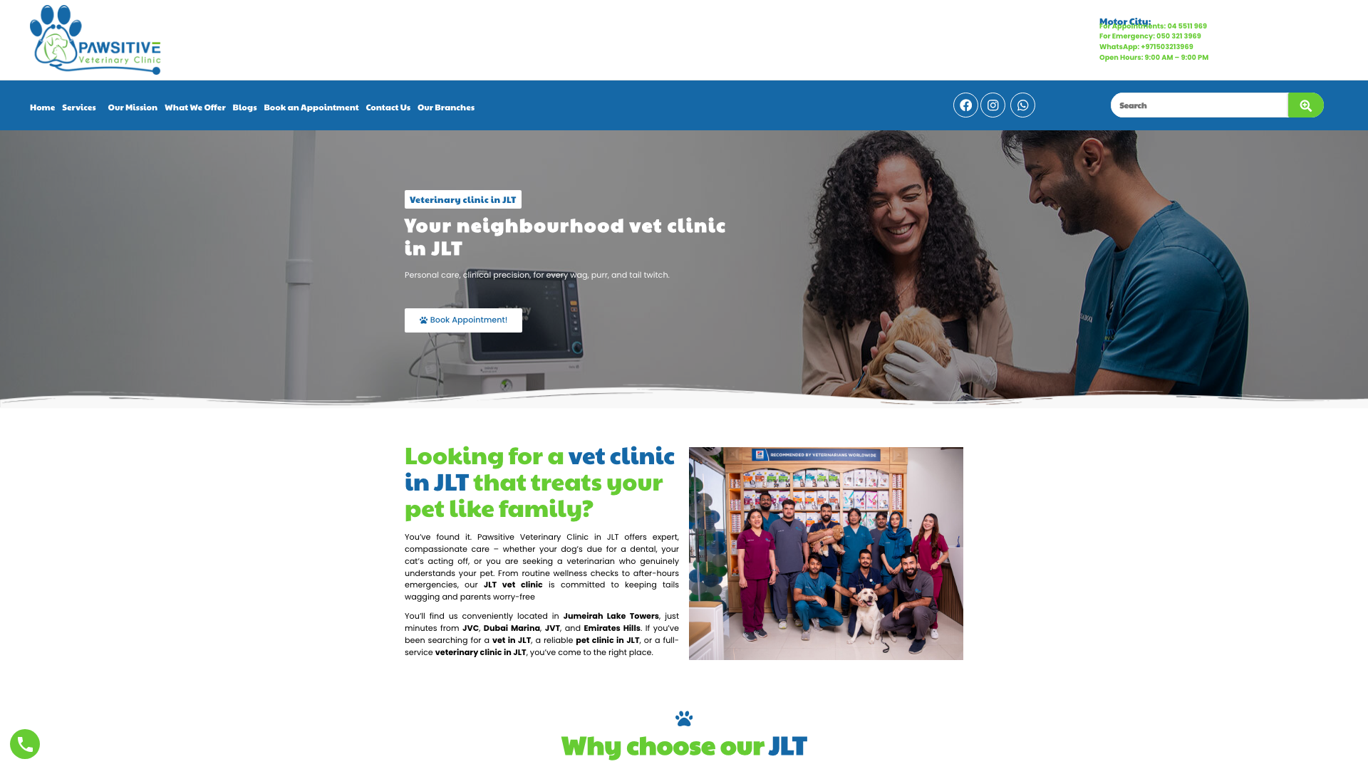 Pawsitive Veterinary Clinic - JLT